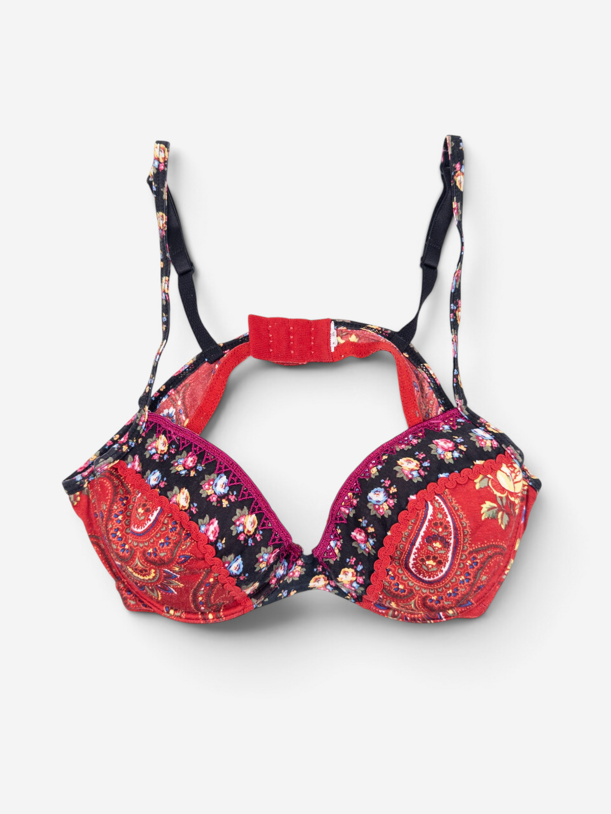Dior by Galliano SS02 'Russian Folklore' Paisley Flowers Bikini Set – bikini top