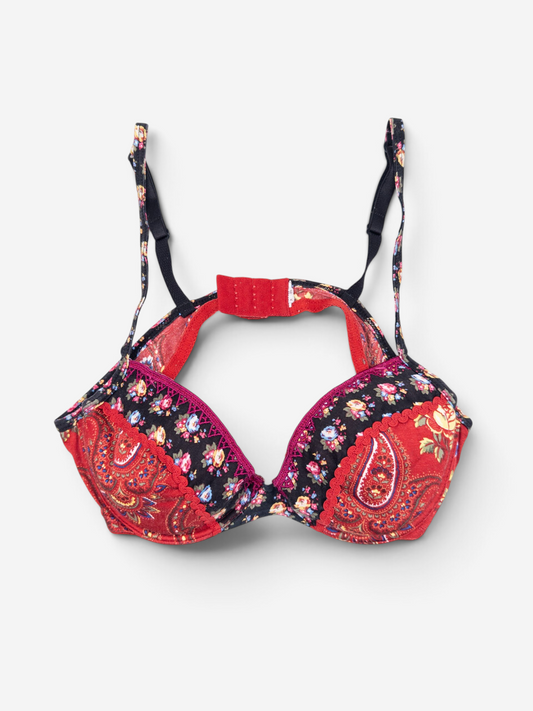 Dior by Galliano SS02 'Russian Folklore' Paisley Flowers Bikini Set – bikini top