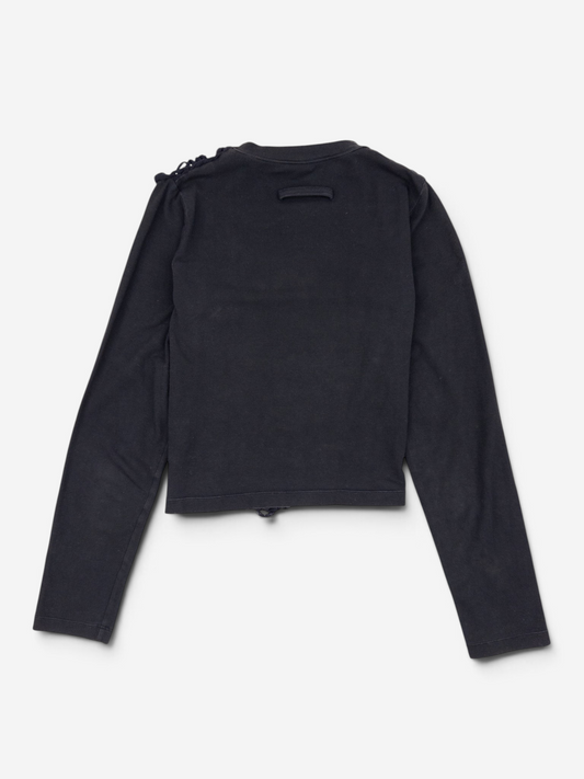 Jean Paul Gaultier 90s Spiderweb-Knit Mesh Longsleeve – back view