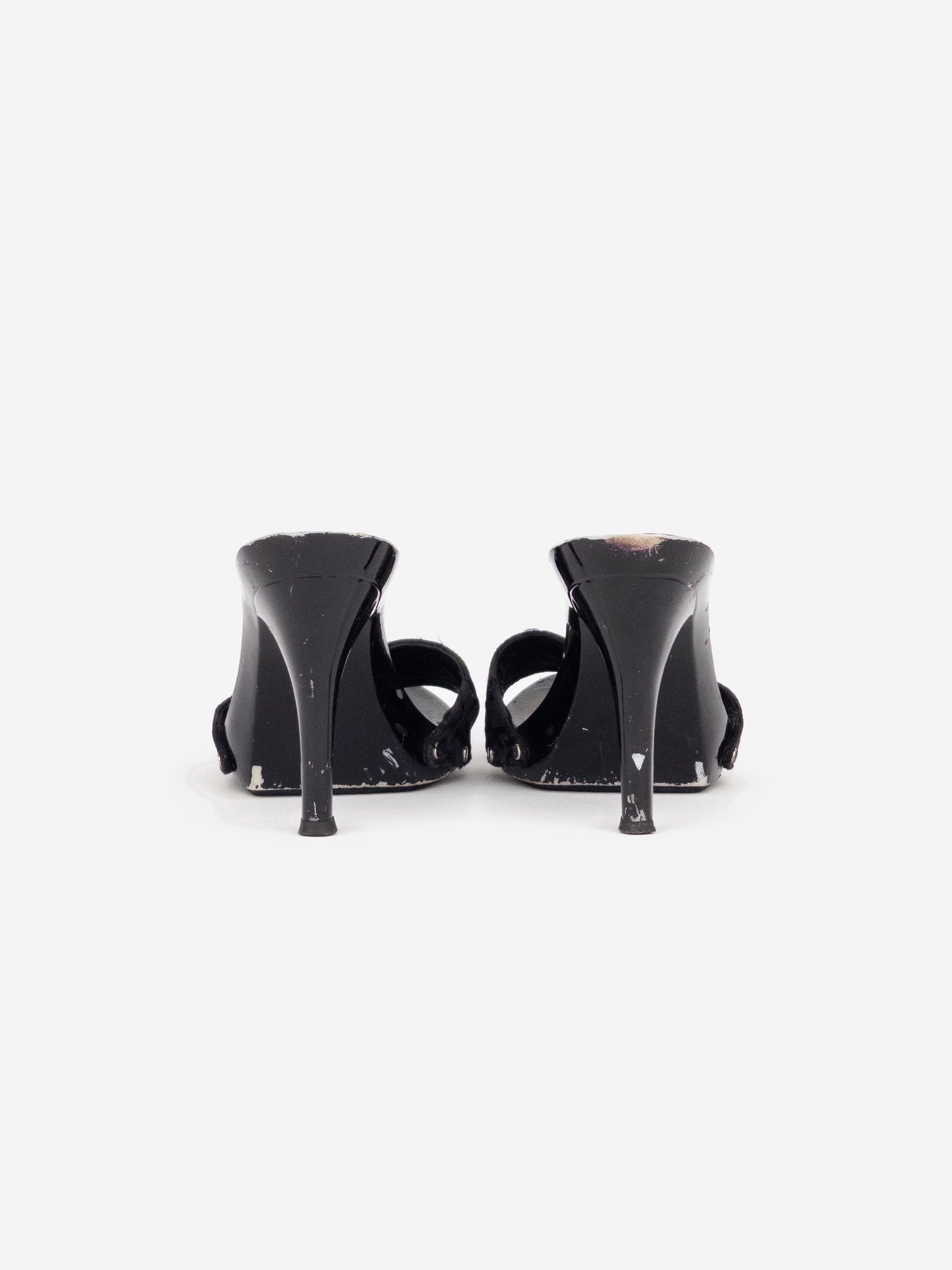 Dior by Galliano SS05 Diorissimo Monogram Mule Heels