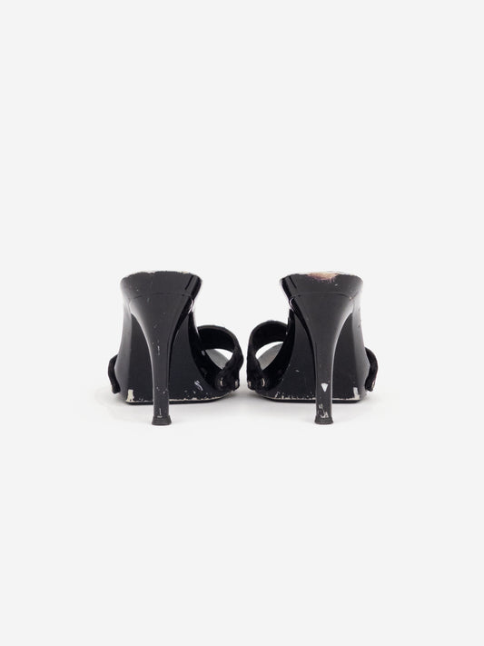 Dior by Galliano SS05 Diorissimo Monogram Mule Heels – photo 6