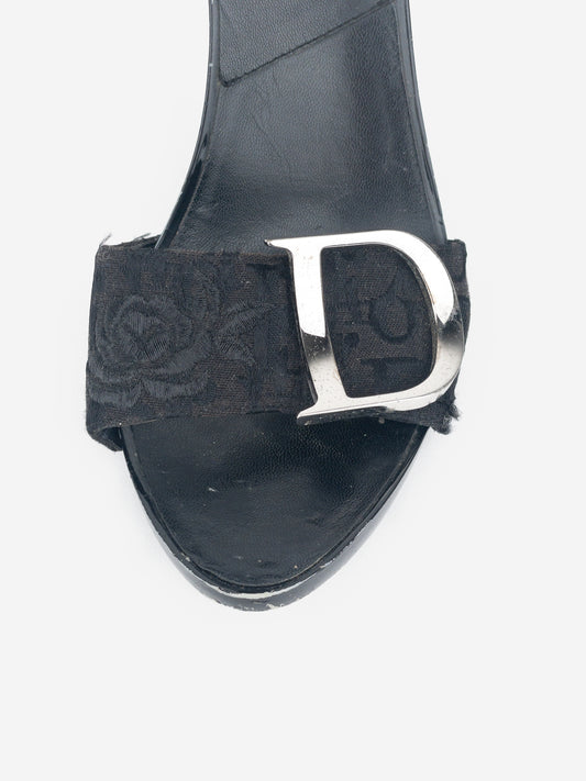Dior by Galliano SS05 Diorissimo Monogram Mule Heels – photo 7