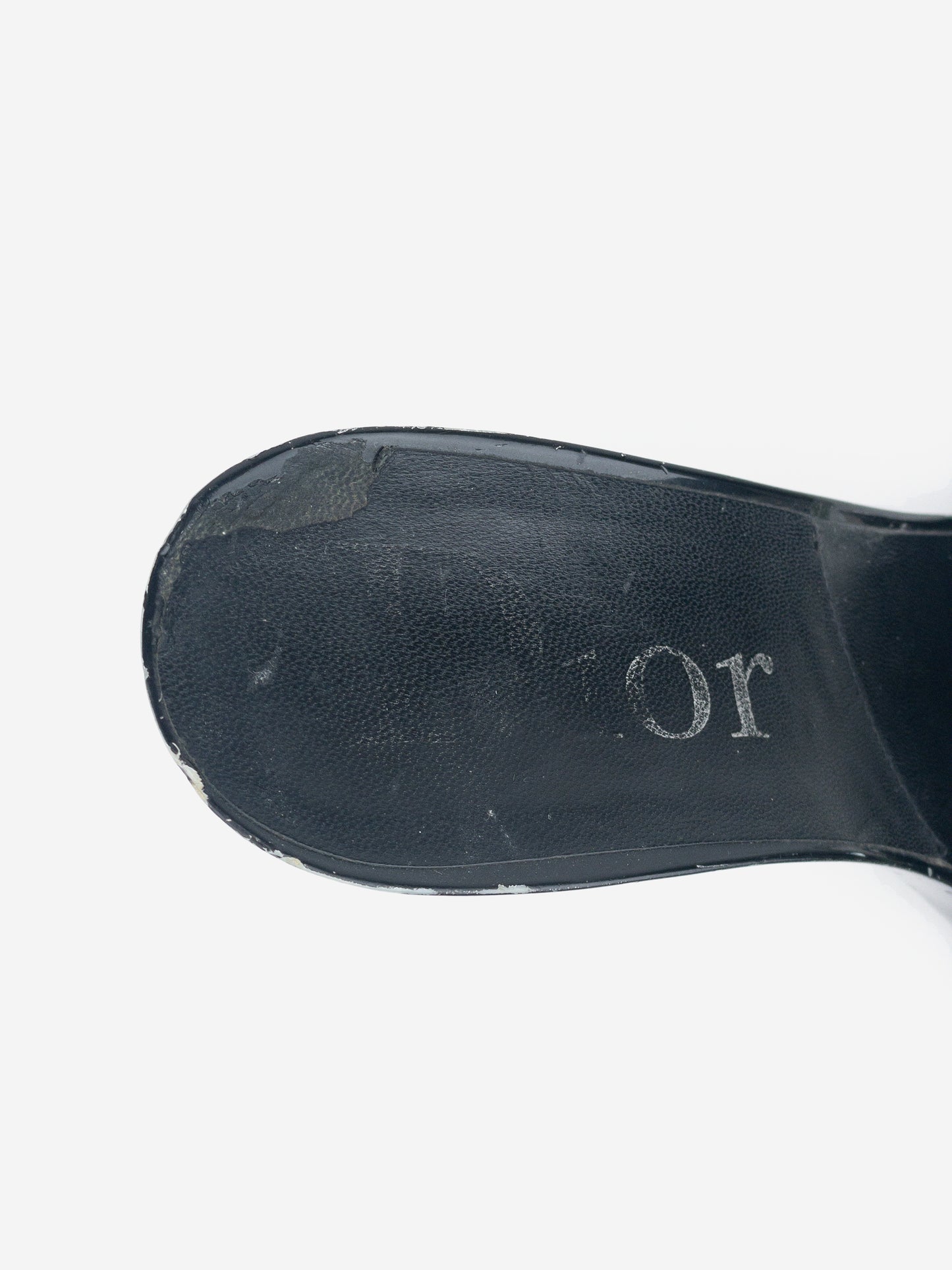 Dior by Galliano SS05 Diorissimo Monogram Mule Heels