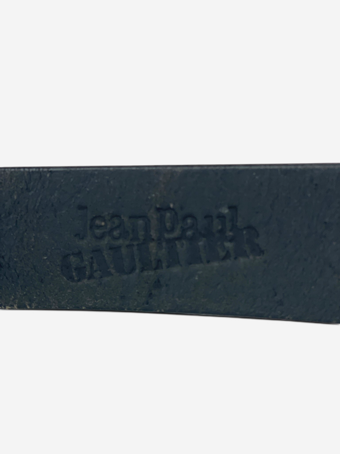 Jean Paul Gaultier 1990s Logo Buckle Belt – detail view 2