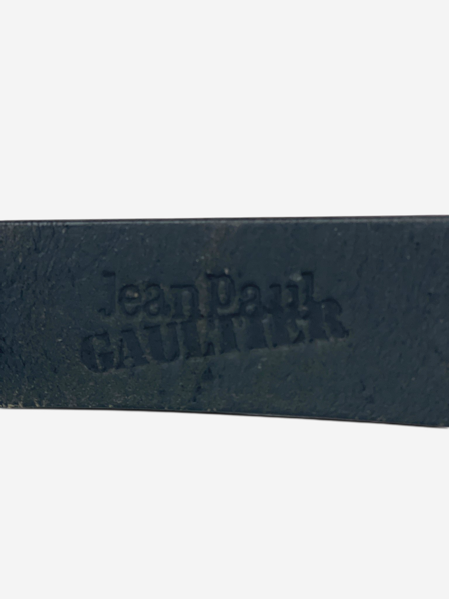 Jean Paul Gaultier 1990s Logo Buckle Belt – detail view 2
