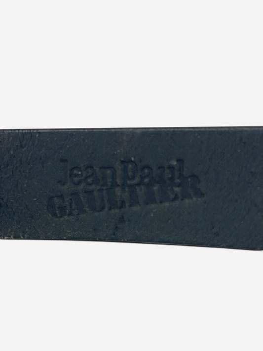 Jean Paul Gaultier 1990s Logo Buckle Belt – detail view 2