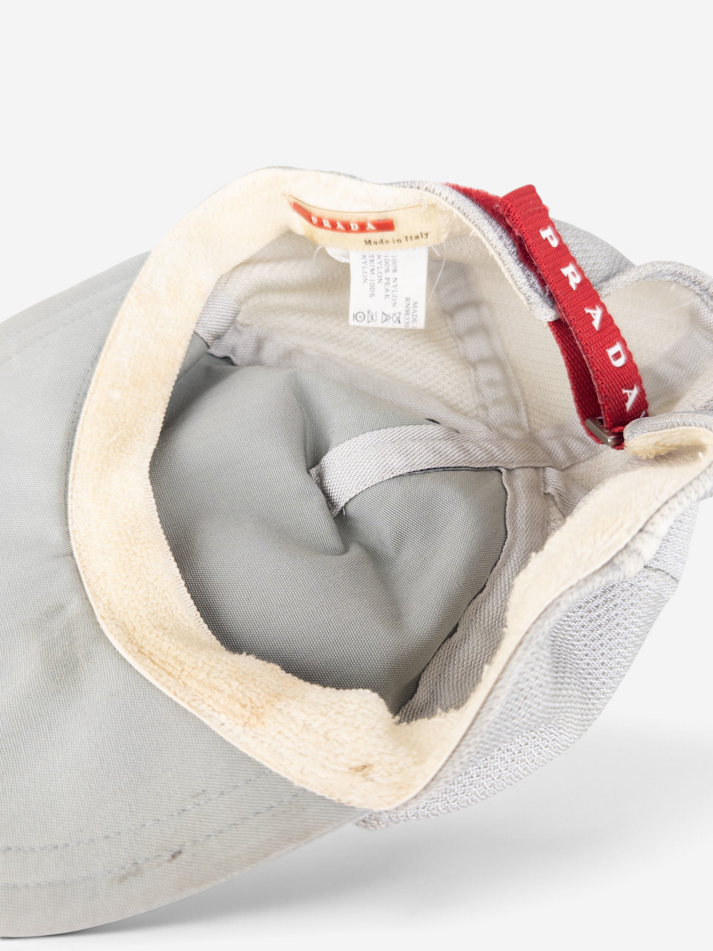Prada SS99 Linea Rossa Sports Mesh Baseball Cap – product view 7