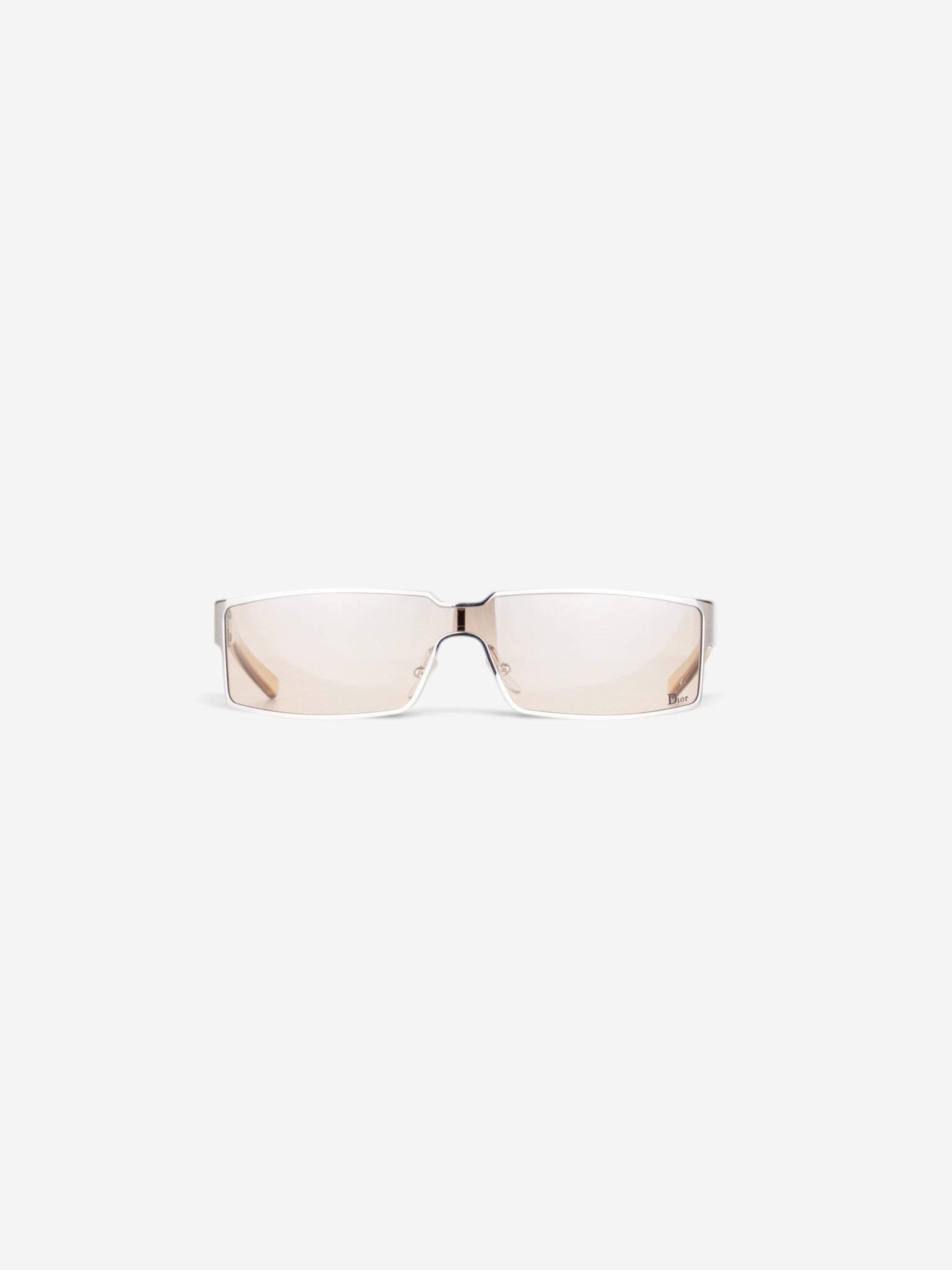 Dior by Galliano 2000s 'Plasma 1' Wrap Mask Shield Sunglasses – front view