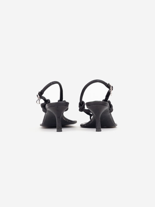Dior by Galliano 2000s Strappy Sandal Flip Flop Kitten Heels – photo 6