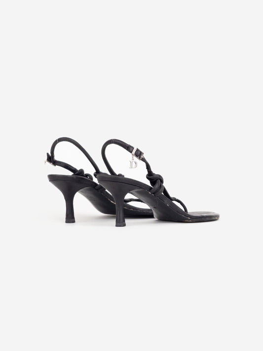 Dior by Galliano 2000s Strappy Sandal Flip Flop Kitten Heels – photo 2
