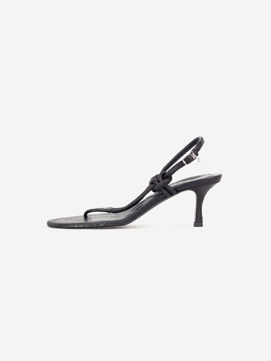 Dior by Galliano 2000s Strappy Sandal Flip Flop Kitten Heels – photo 3