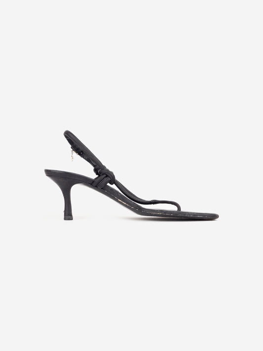 Dior by Galliano 2000s Strappy Sandal Flip Flop Kitten Heels – photo 4