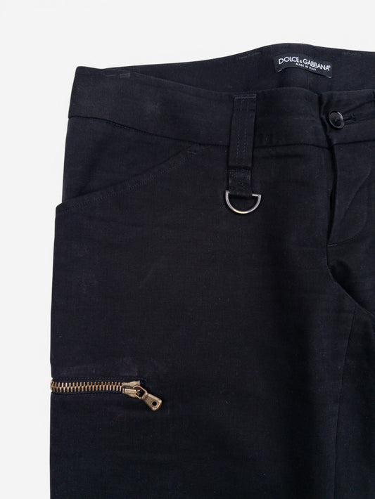 Dolce & Gabbana AW03 Multi-Buckle Bondage Biker Pants – view 3