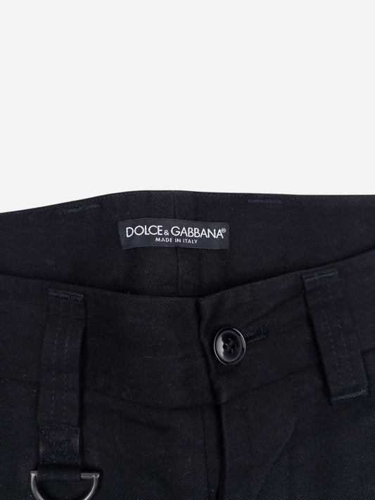 Dolce & Gabbana AW03 Multi-Buckle Bondage Biker Pants – view 4