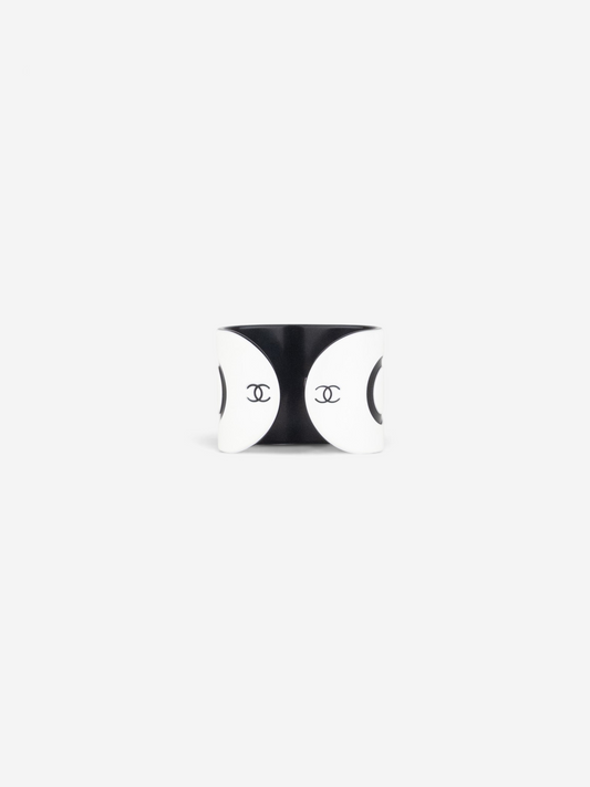 Chanel by Karl Lagerfeld SS02 ‘Coco’ Cuff Bangle Bracelet – product view 3