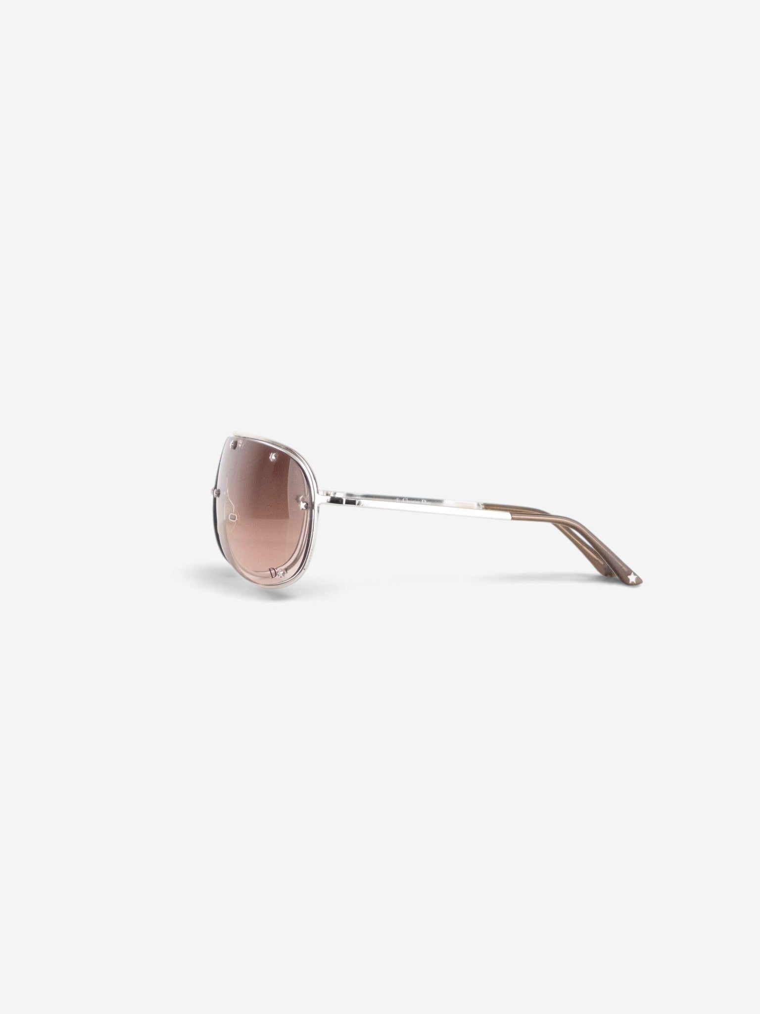 Dior by Galliano 2000s 'Dior Windshield 1' Aviator Wrap Sunglasses – side view