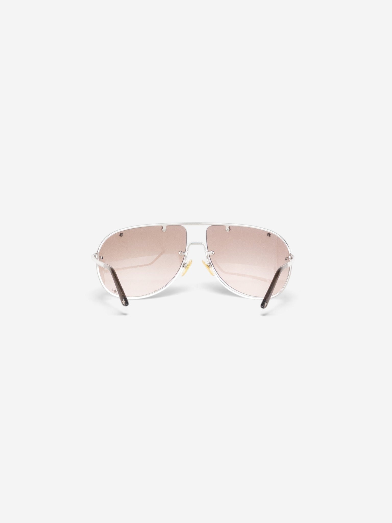 Dior by Galliano 2000s 'Dior Windshield 1' Aviator Wrap Sunglasses – back view