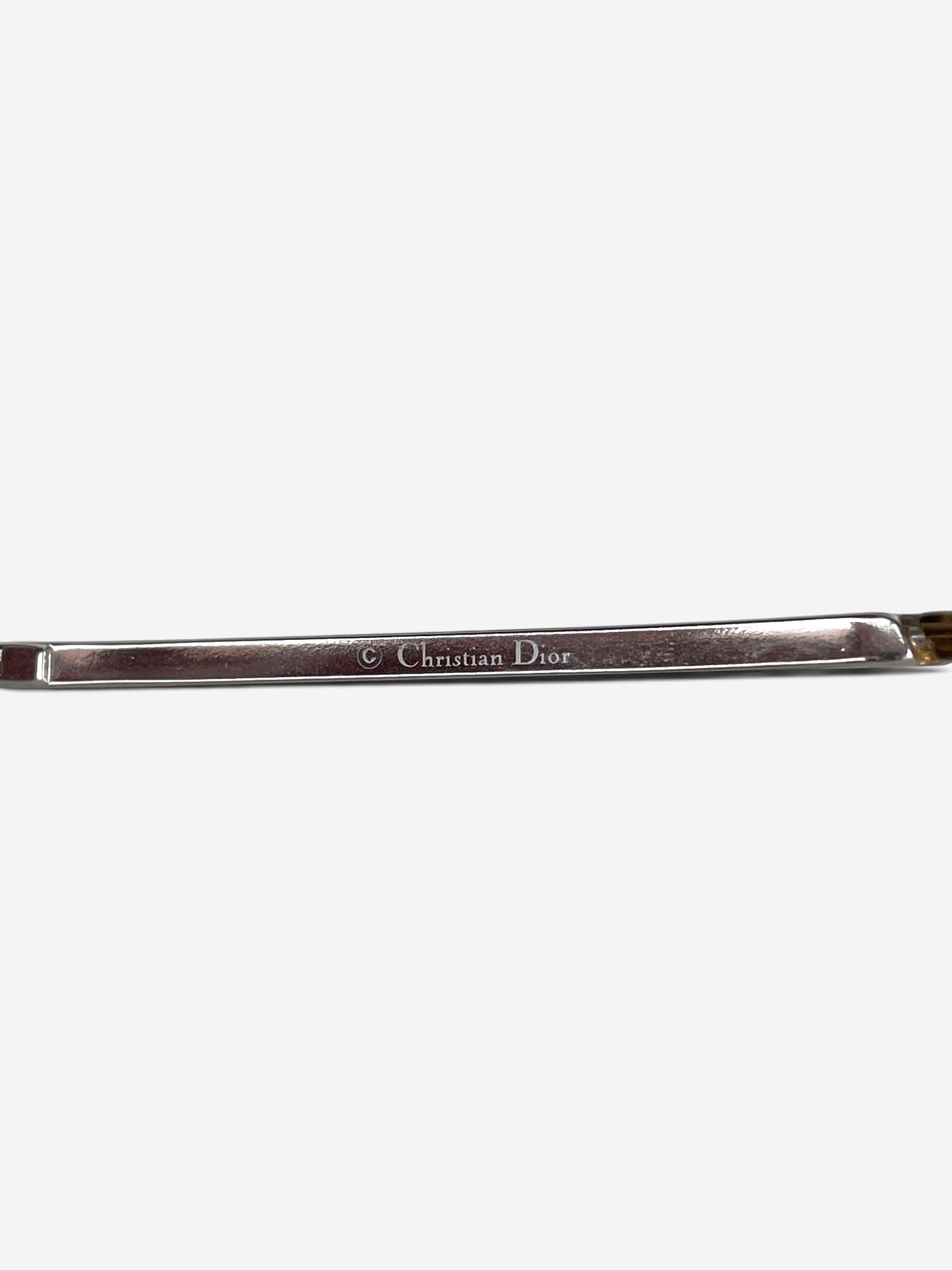 Dior by Galliano 2000s 'Dior Windshield 1' Aviator Wrap Sunglasses – brand marking detail