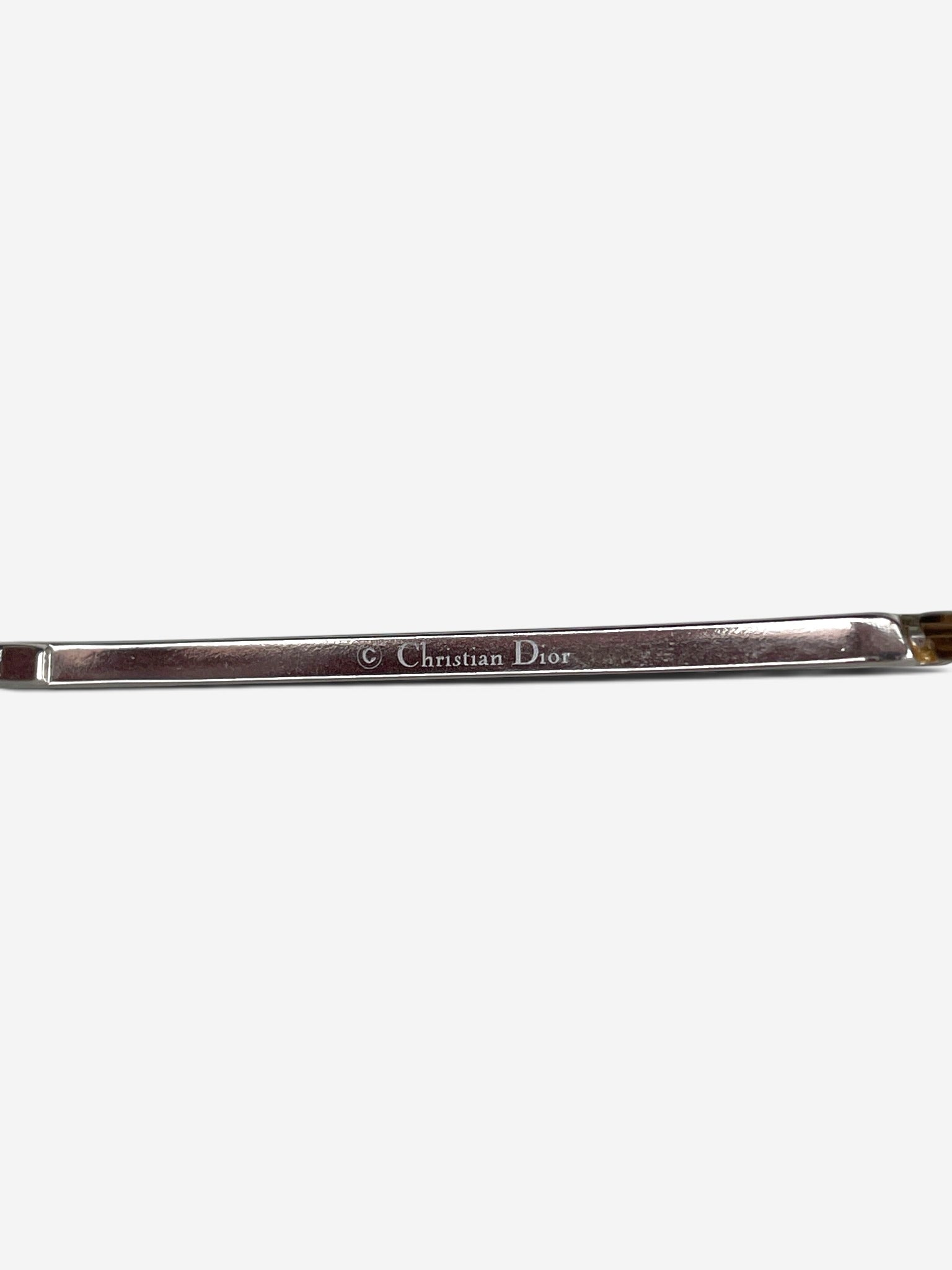 Dior by Galliano 2000s 'Dior Windshield 1' Aviator Wrap Sunglasses – brand marking detail
