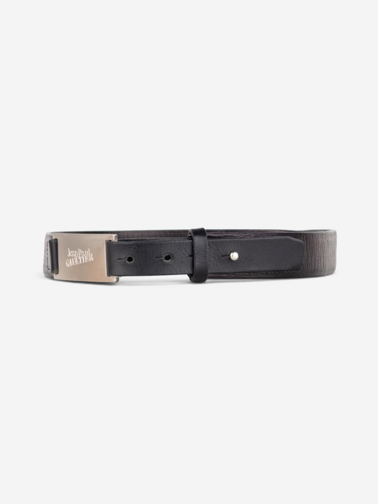 Jean Paul Gaultier 1990s Logo Buckle Belt – product view 2