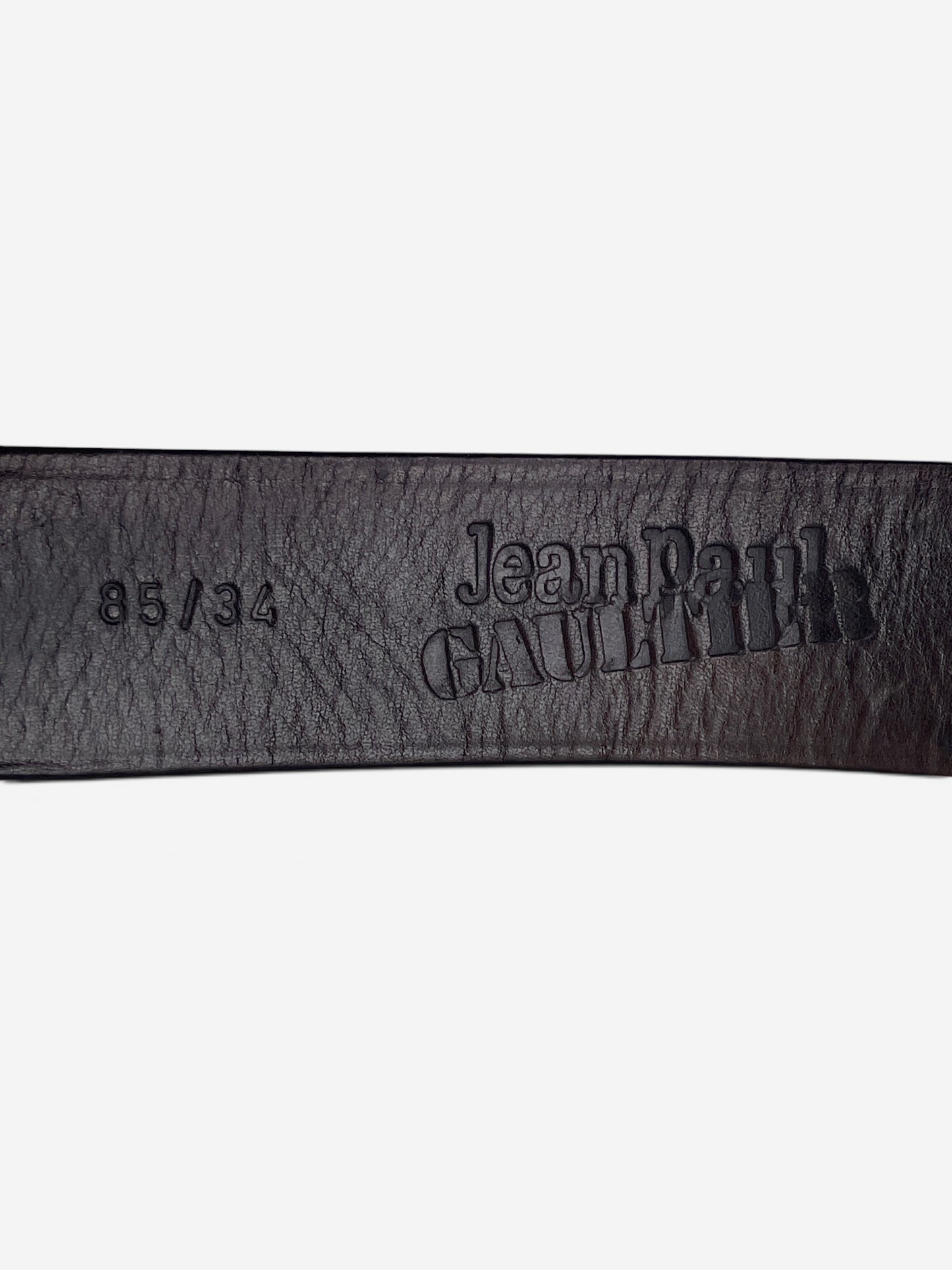 Jean Paul Gaultier 1990s Logo Buckle Belt – detail view 2