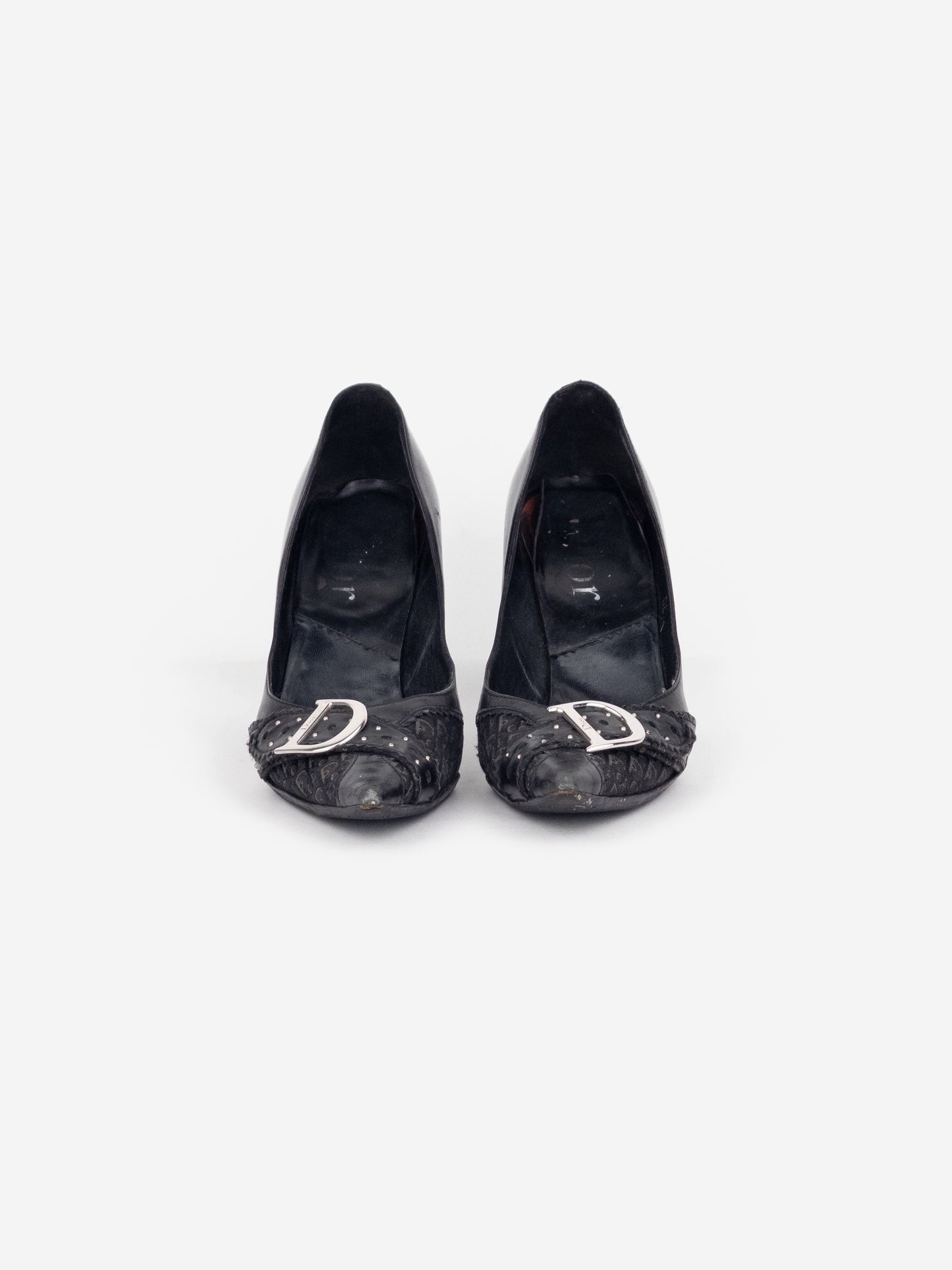 Dior by Galliano SS04 'D Trick' Diorissimo Monogram Pump Heels
