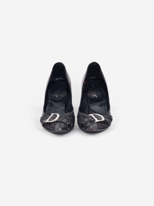 Dior by Galliano SS04 'D Trick' Diorissimo Monogram Pump Heels – photo 5