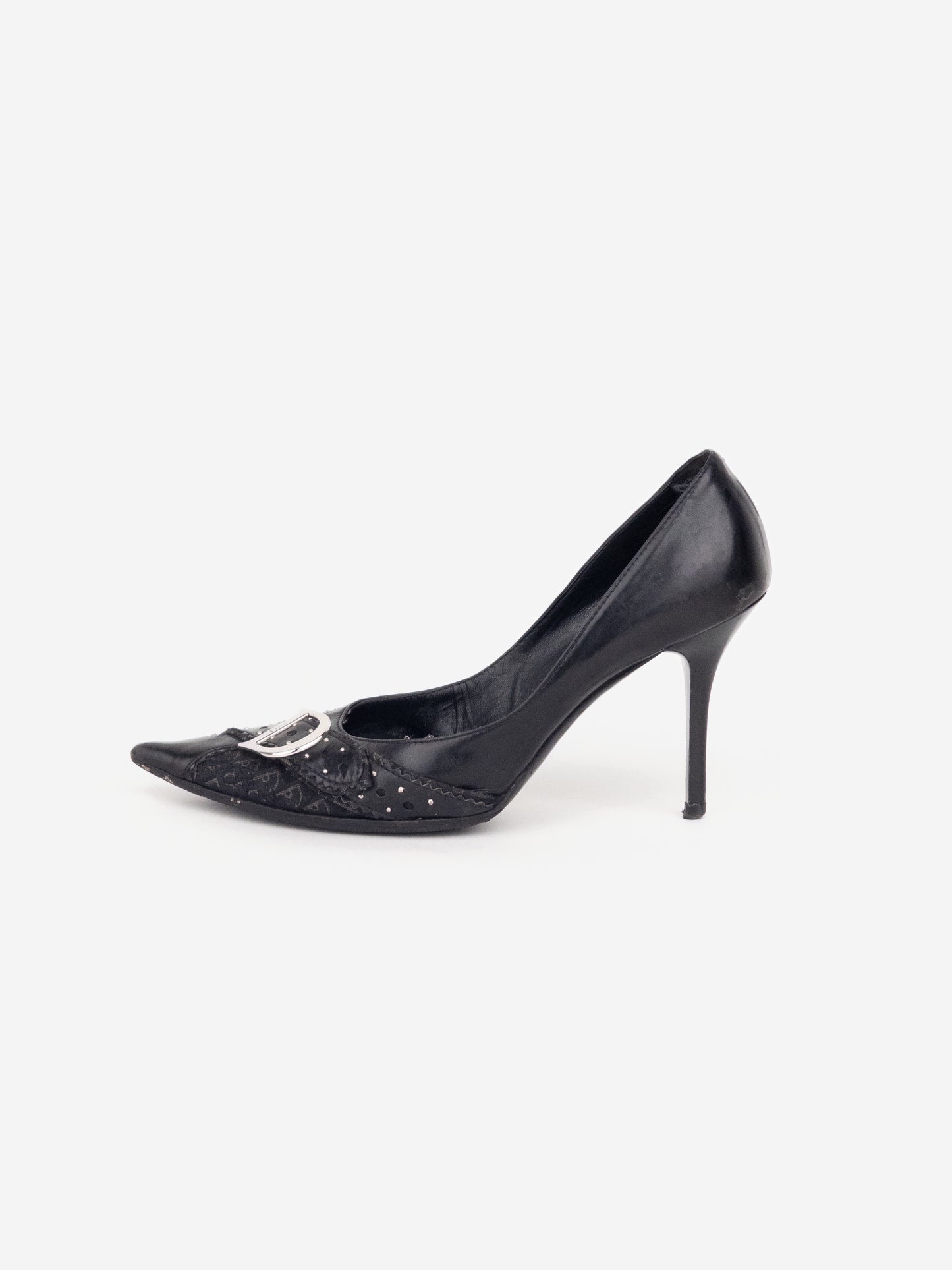 Dior by Galliano SS04 'D Trick' Diorissimo Monogram Pump Heels