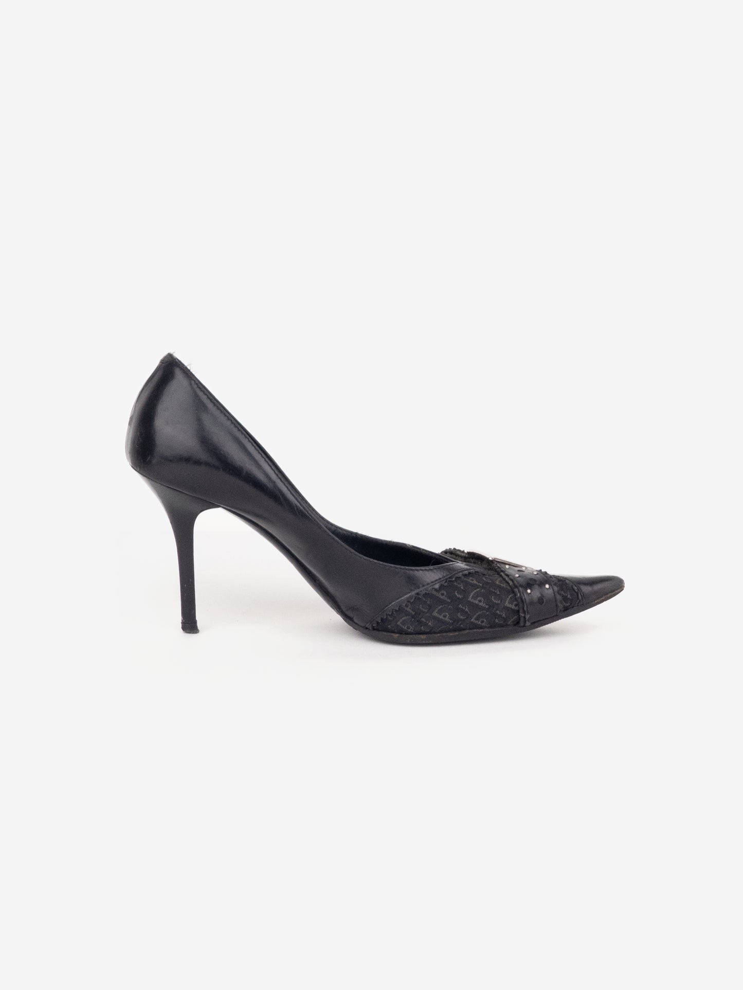 Dior by Galliano SS04 'D Trick' Diorissimo Monogram Pump Heels