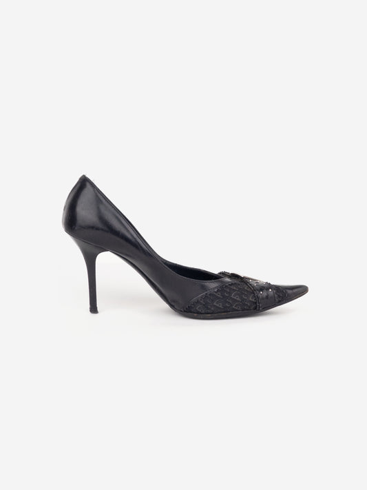 Dior by Galliano SS04 'D Trick' Diorissimo Monogram Pump Heels – photo 4