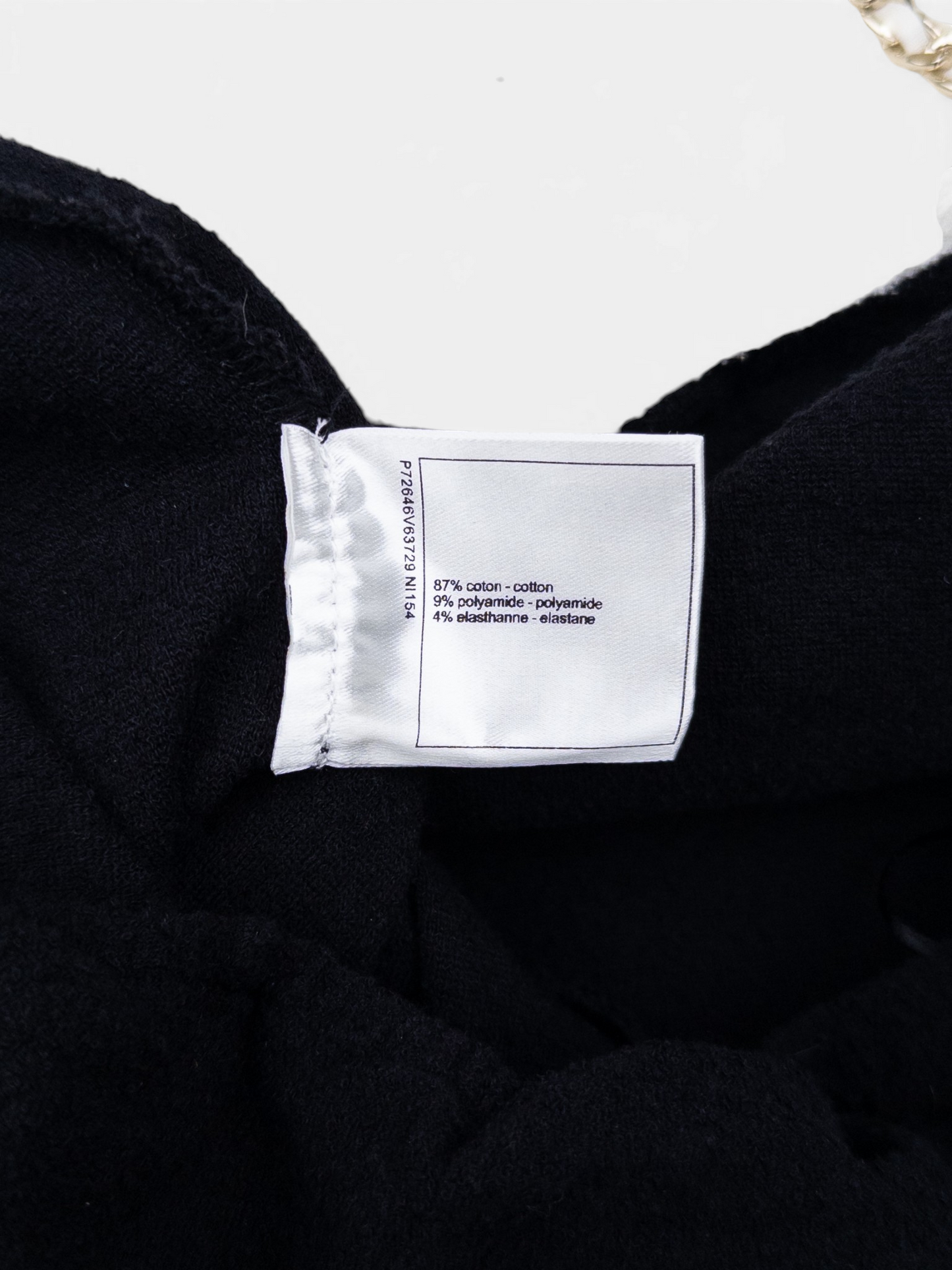 Chanel SS22 Backless CC Logo Two-Tone Jumpsuit Overall – care label