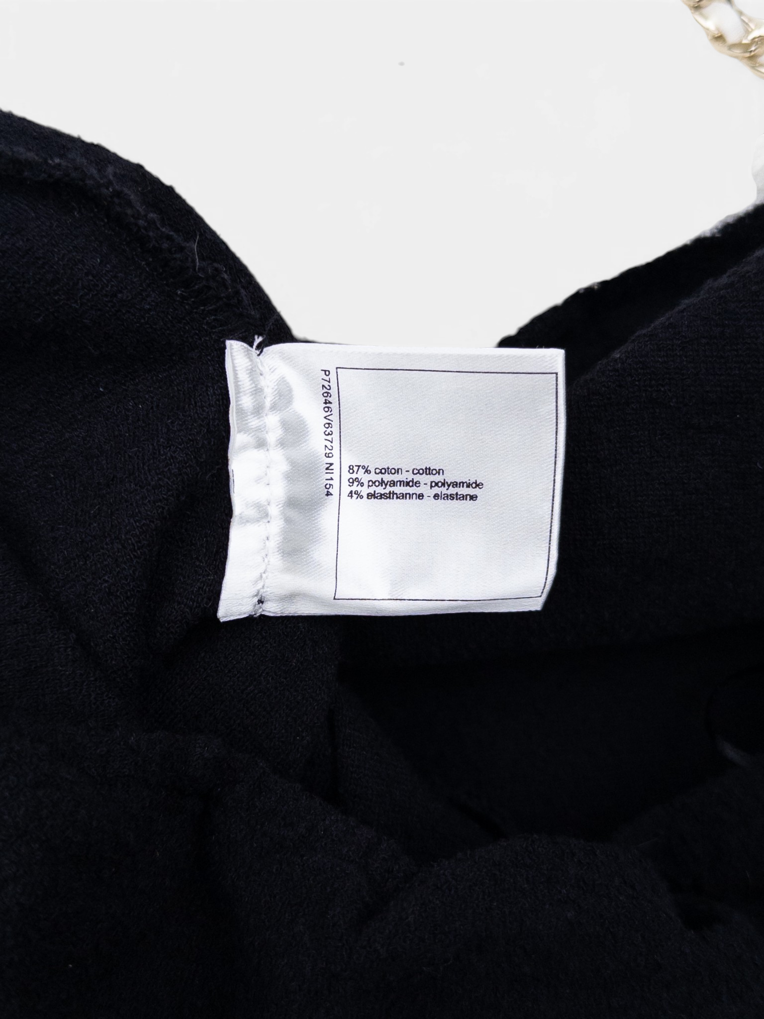 Chanel SS22 Backless CC Logo Two-Tone Jumpsuit Overall – care label