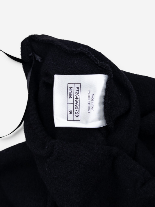 Chanel SS22 Backless CC Logo Two-Tone Jumpsuit Overall – inner care label