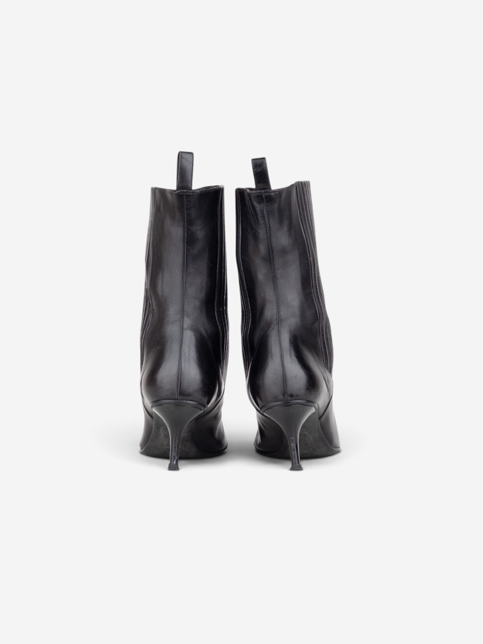Dior by Galliano AW04 ‘I Love Dior’ Ankle Chelsea Kitten Heel Boots – product view 4
