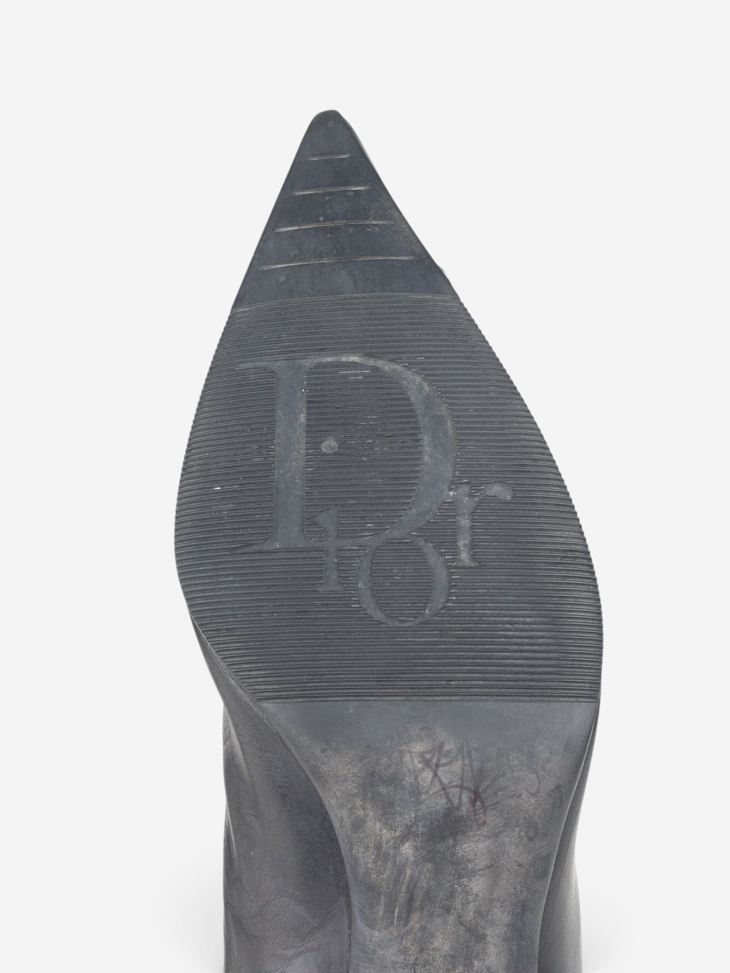 Dior by Galliano AW04 ‘I Love Dior’ Ankle Chelsea Kitten Heel Boots – product view 10