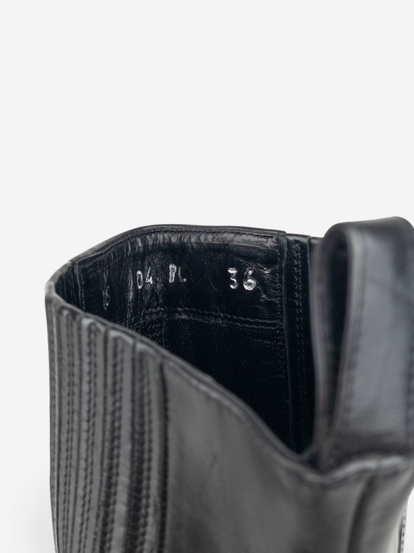 Dior by Galliano AW04 ‘I Love Dior’ Ankle Chelsea Kitten Heel Boots – product view 11