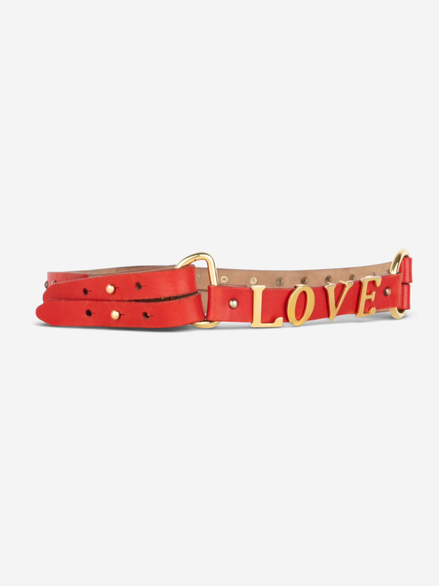 Dolce & Gabbana SS03 Bondage ‘Love’ Leather Belt – product view 2