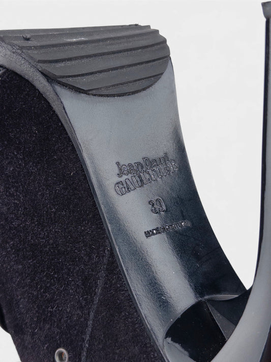 Jean Paul Gaultier AW13 Bondage Chelsea Ankle Heel Boots – product view 6