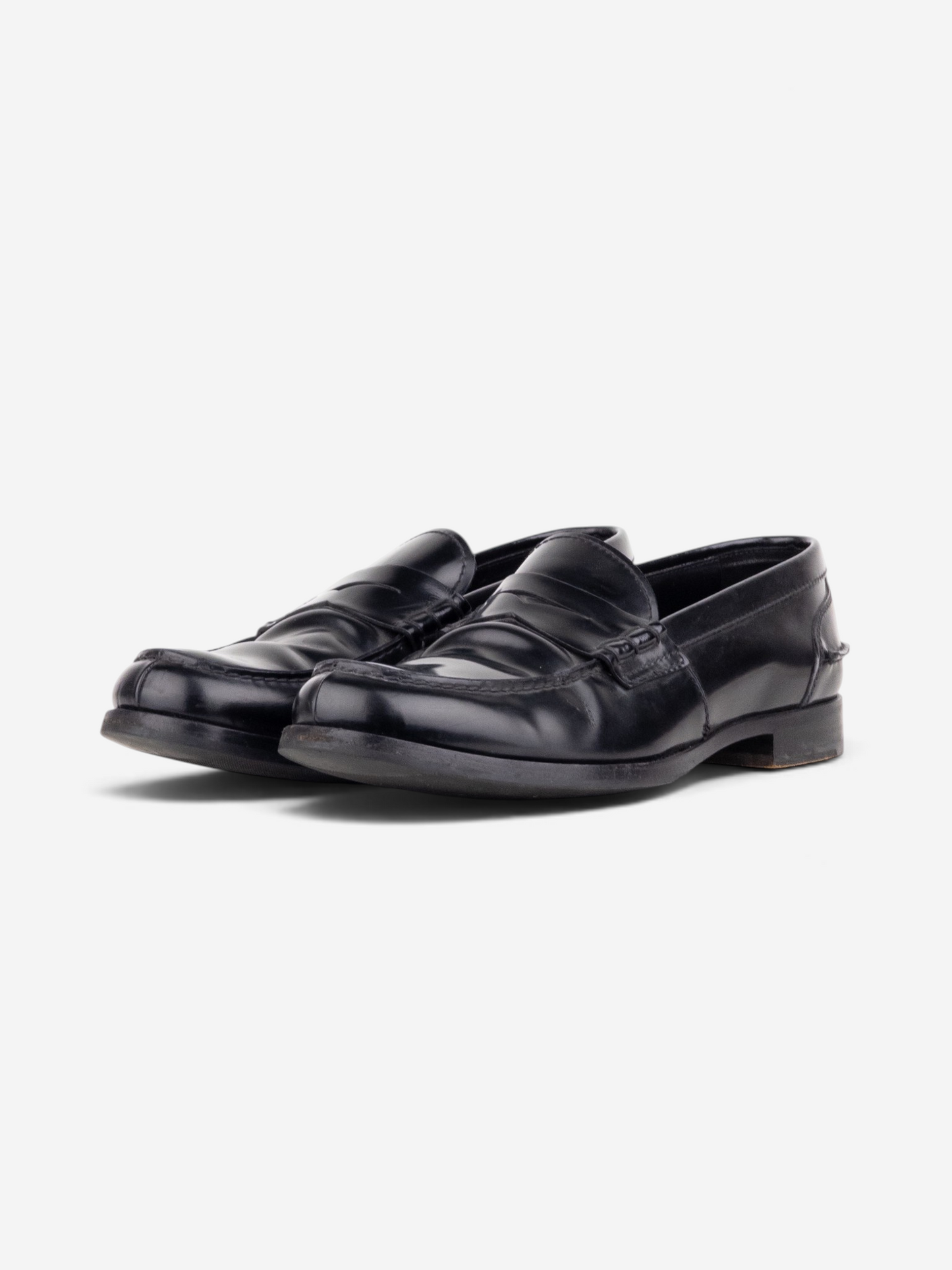 Miu Miu 2000s Penny Loafers – front view