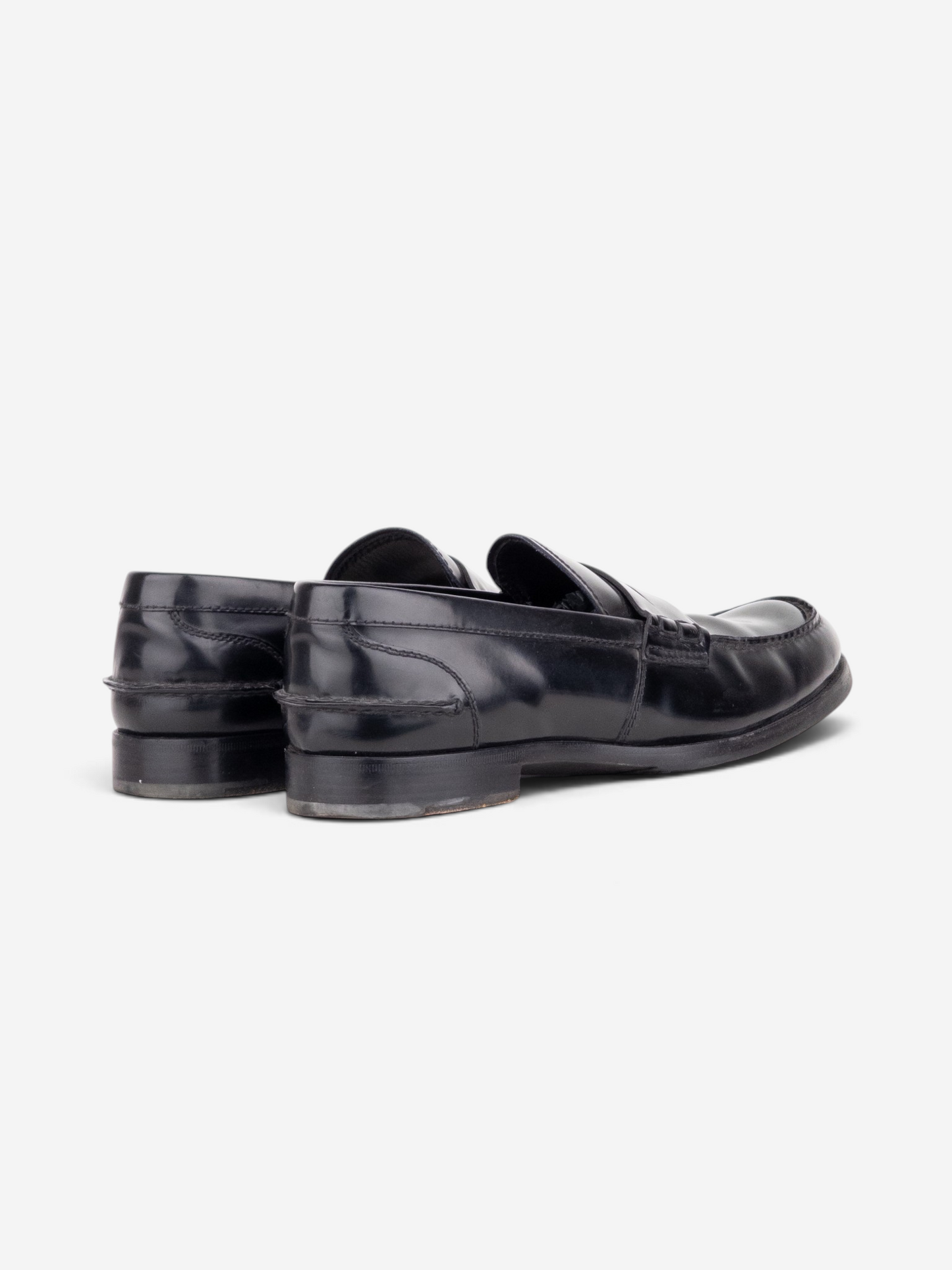 Miu Miu 2000s Penny Loafers – angled view
