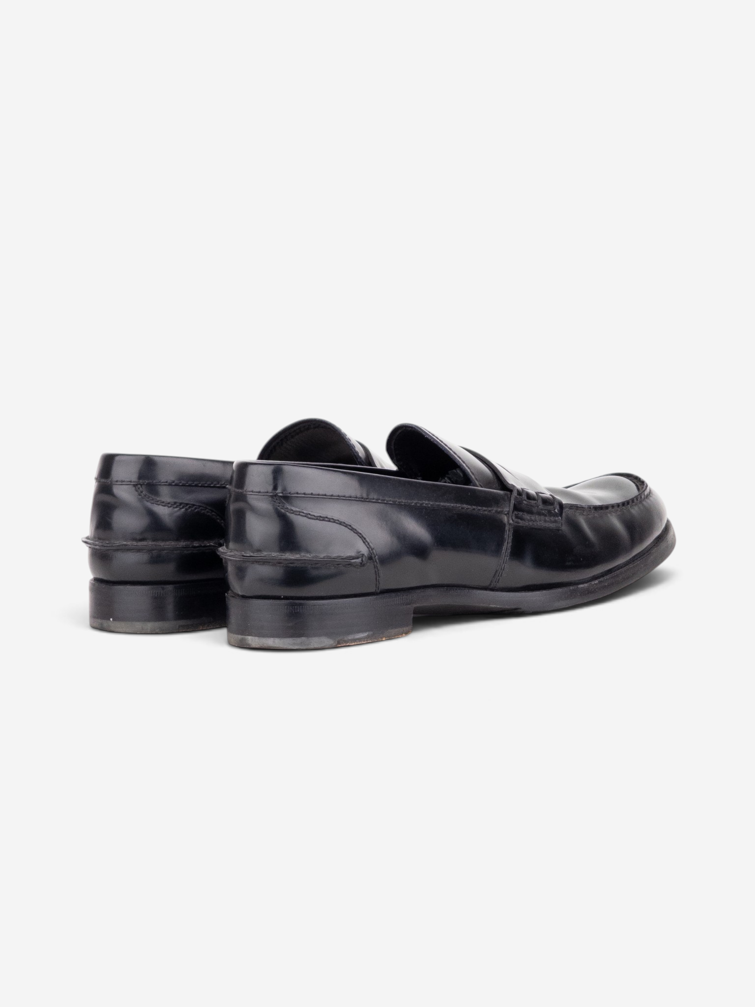 Miu Miu 2000s Penny Loafers – angled view