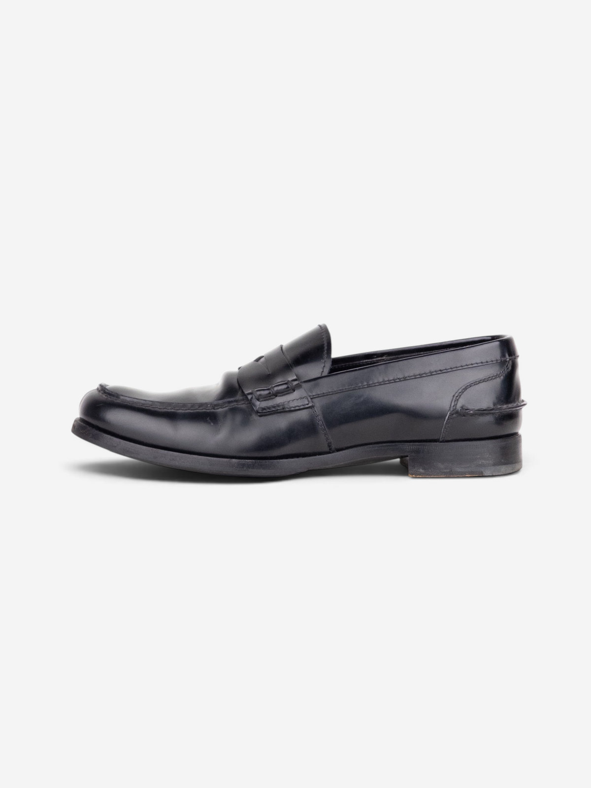 Miu Miu 2000s Penny Loafers – side view