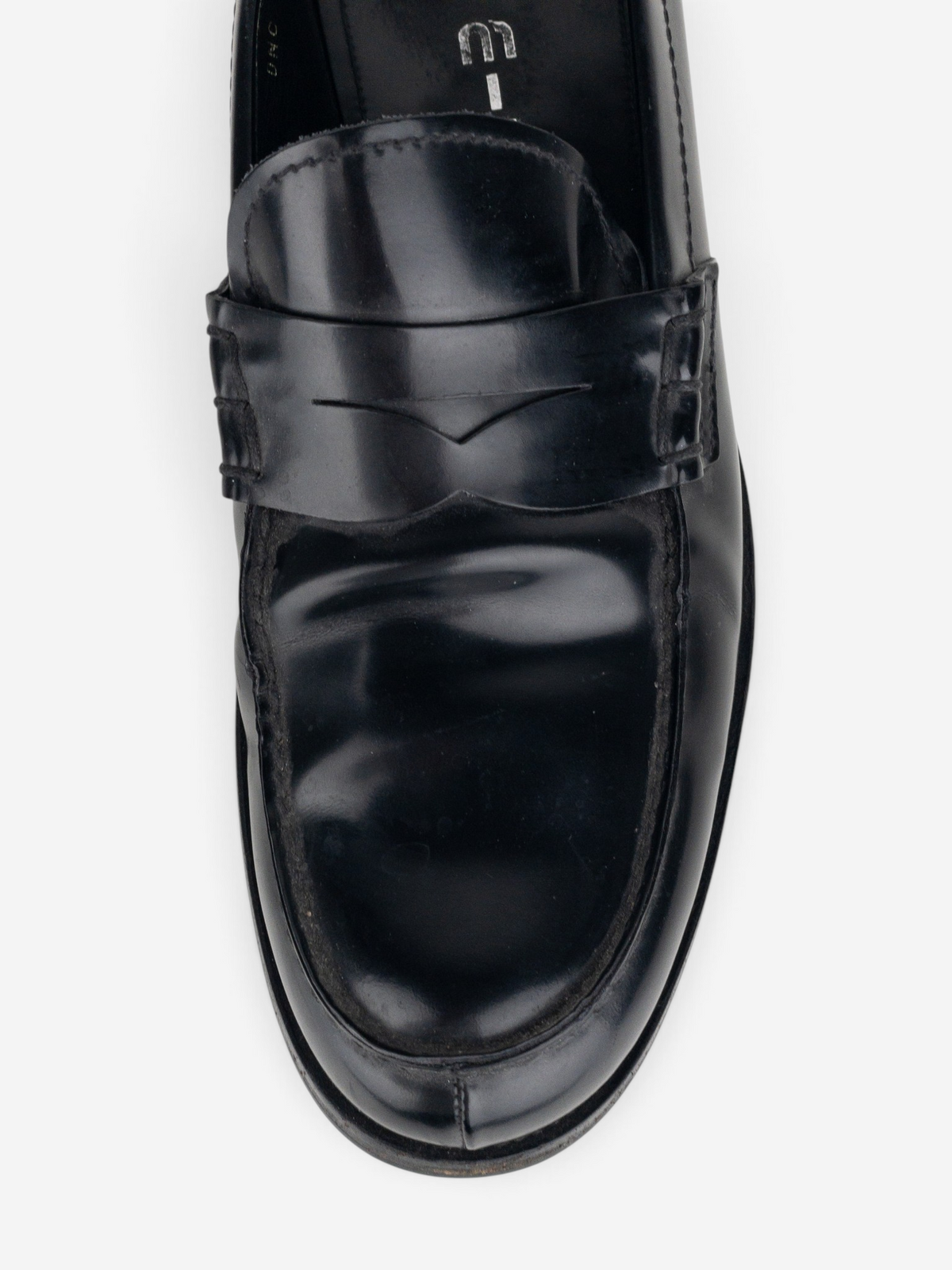 Miu Miu 2000s Penny Loafers – penny strap detail