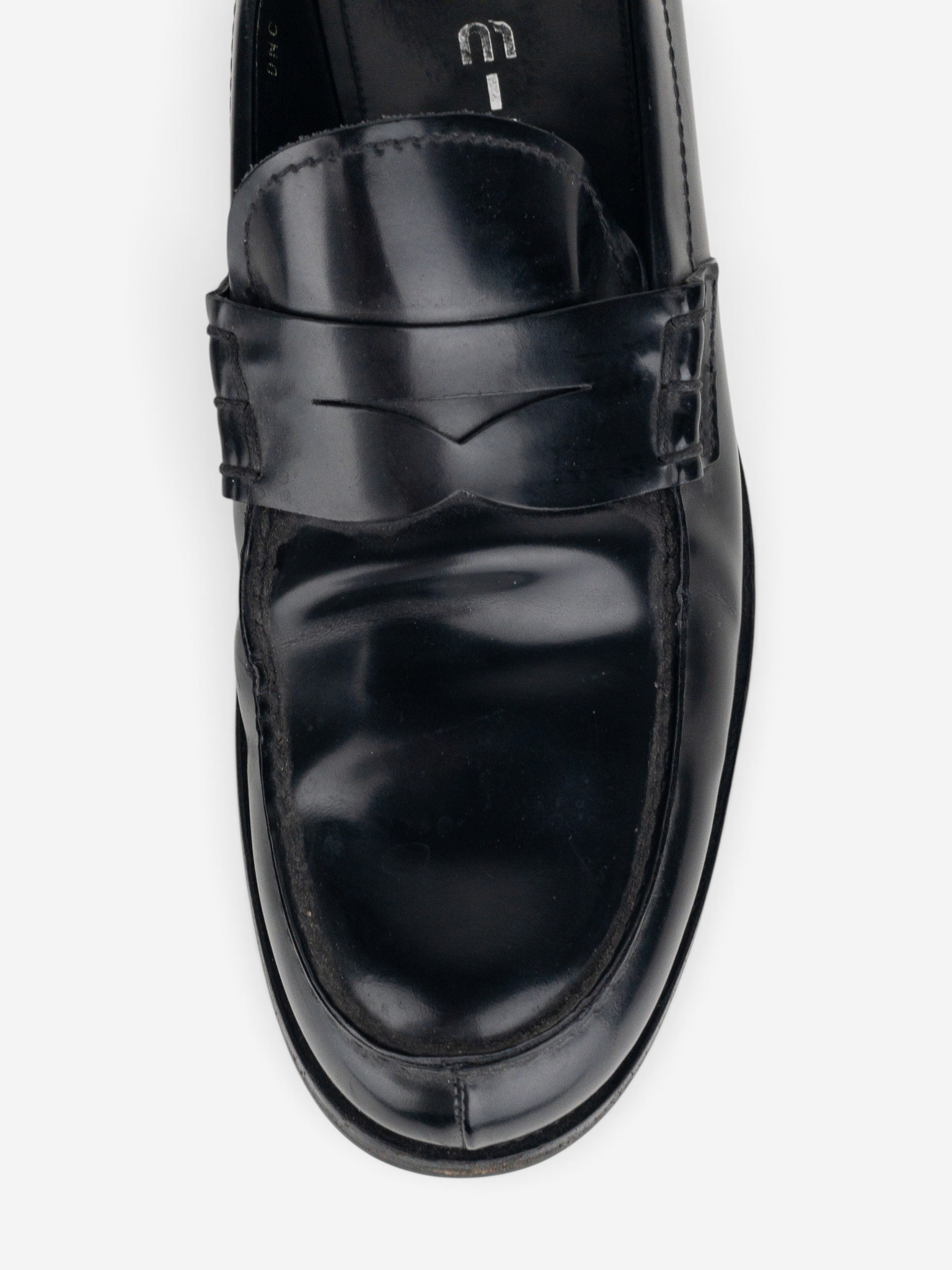 Miu Miu 2000s Penny Loafers – penny strap detail