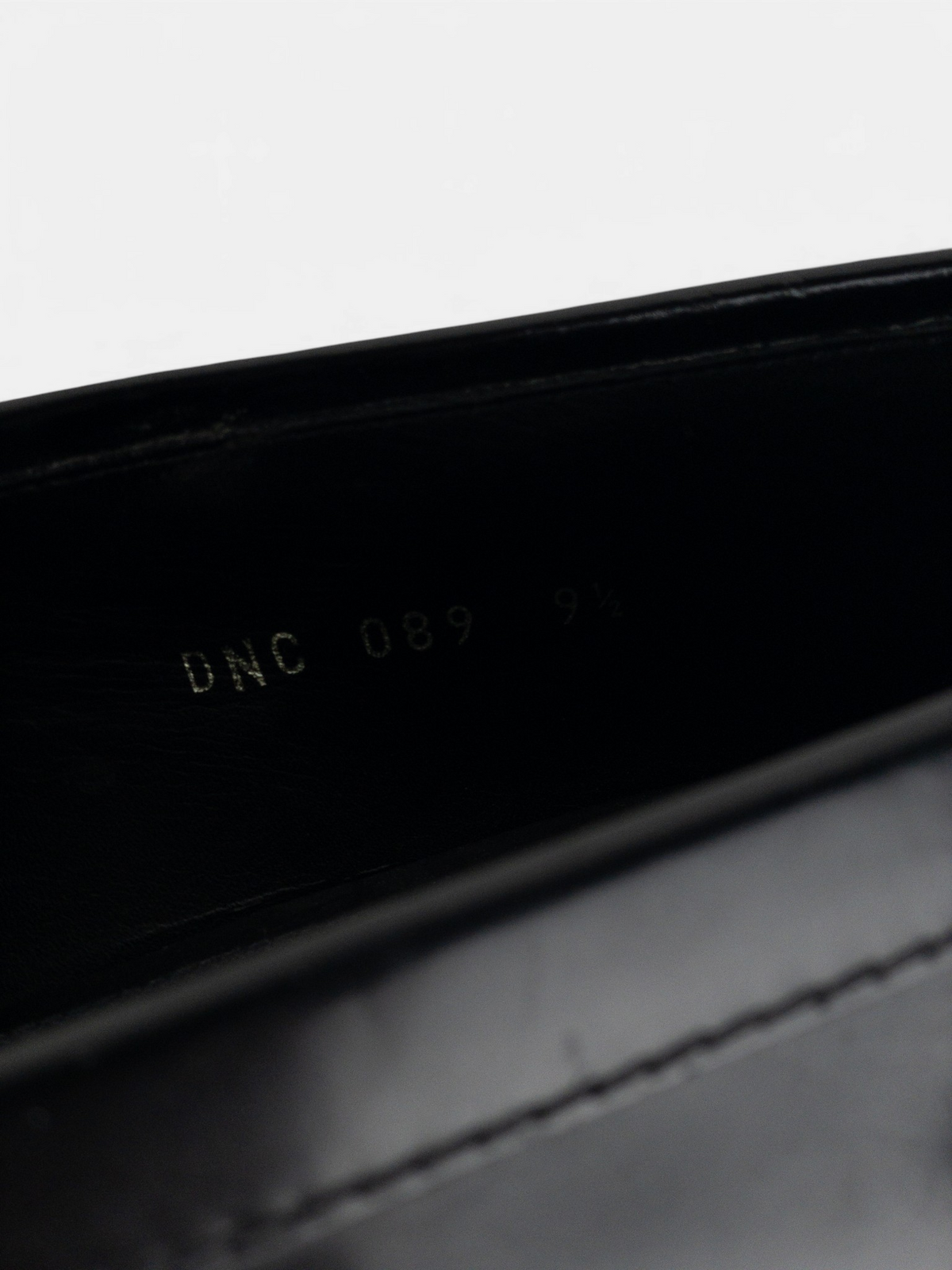 Miu Miu 2000s Penny Loafers – size label