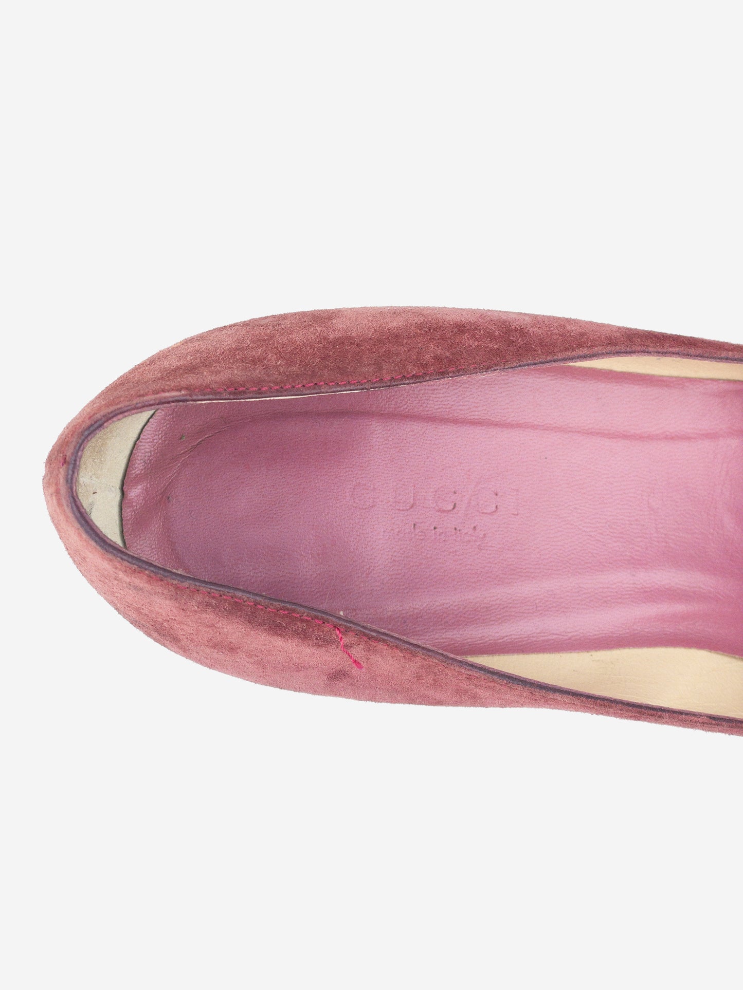 Gucci by Tom Ford 1990s Suede Pointed-Toe Horsebit Pump Heels