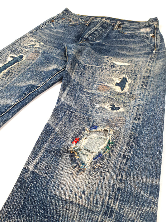 Kapital Boro Denim dark blue