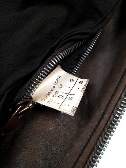 Rick Owens Hammered-Lamb Leatherjacket