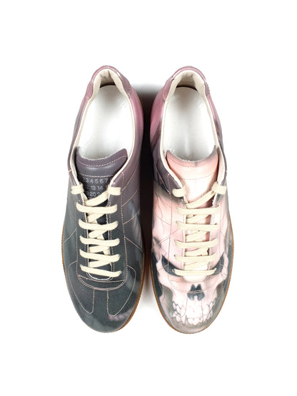 Maison Margiela Handpainted Gat Skull-Replica Sneakers