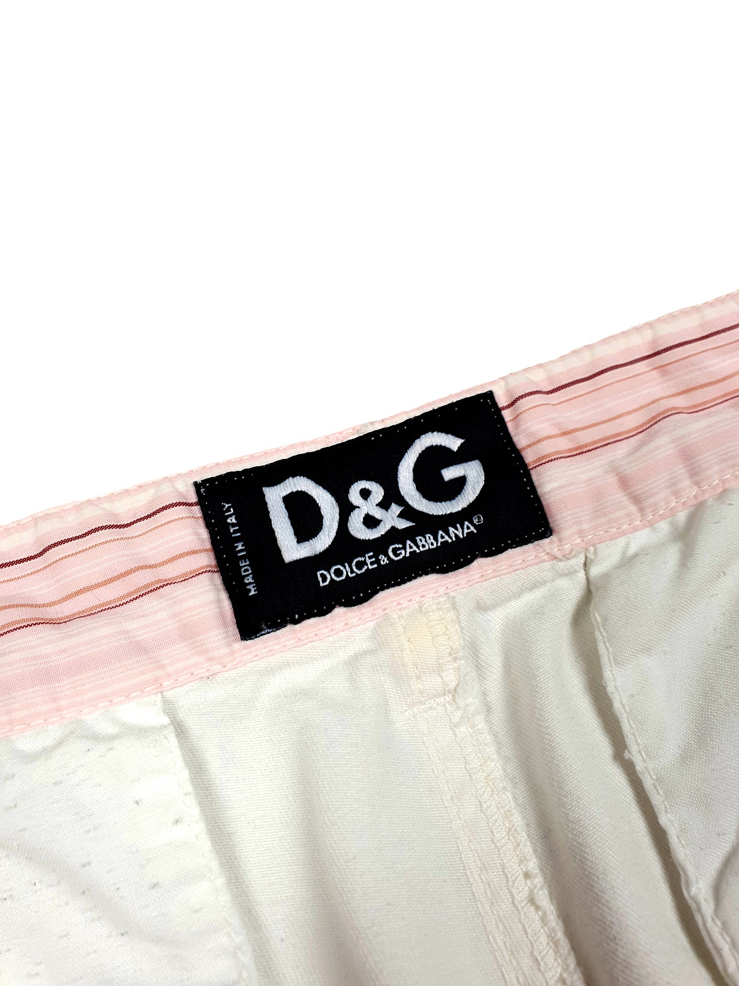 Dolce Gabbana Cargo Pants white
